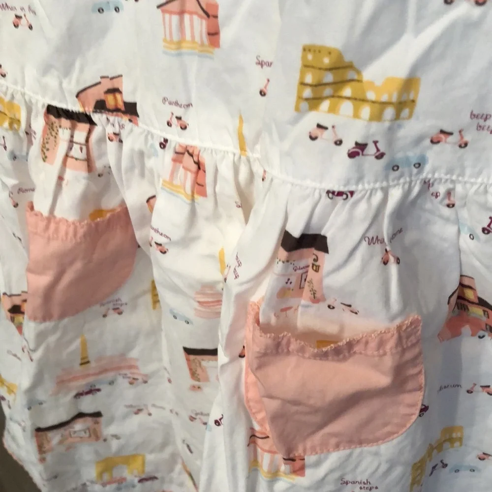 Gymboree White Travel Dress Size 12 - 18 months